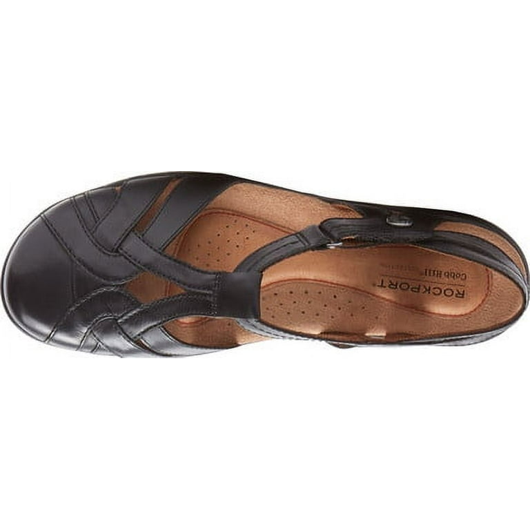 Women s Rockport Cobb Hill Penfield T Strap Sandal Walmart