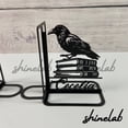 thumbnail image 2 of Shinelab Puffin Bird Metal Bookend Puffin Bird Name Bookend, Artistic Pet Desk Bookshelf Decor 5432, 2 of 3