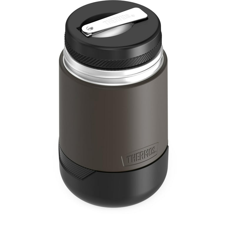 Thermos 16oz Insulated Food Jar with Folding Spoon, Stainless Steel