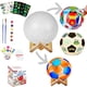 thumbnail image 1 of Juguetes de piscina, juguetes para bebés, juguetes para niños pequeños, kit de manualidades con pegatinas pintadas a mano con temática de fútbol para colorear y pintar (10 ml), 1 of 7