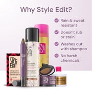 Style Edit Root Concealer Non-Permanent Touch Up Spray for Black Hair 2 oz.