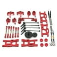 thumbnail image 2 of Front Rear Drive Shafts Remote Control Car Motor Gear Assembly Set Upgrade Modified Parts Replacement for WLtoys 124018 124019 Red, 2 of 8
