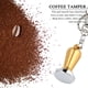 thumbnail image 2 of Herramienta de prensado de café con Base plana de acero inoxidable de 23mm de diámetro, decoración de llavero (amarillo), 2 of 9