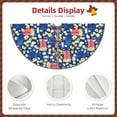 thumbnail image 3 of Fotbe Cute Popcorn Pattern Christmas Tree Skirt, Tree Skirts Plush Christmas Decorations, Christmas Tree Skirts Xmas Decorations Holiday Party Decor-48", 3 of 6