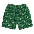 thumbnail image 3 of Uemuo St Patrick's Day9 Pattern Men's Swim Trunks Hawaiian Beach Bathing Suit Swimsuits Beach Quick-Dry Shorts with Pockets-Large, 3 of 9