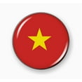 thumbnail image 2 of Flag of Vietnam | 3D Domed CAR Emblem Badge Sticker Flexible Round, 2 of 3
