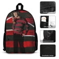 thumbnail image 3 of Horror Freddy Krueger 3Pcs Bookbag Sets Backpack with Lunch Bag And Pencil Case for Work Office Travel, 3 of 6