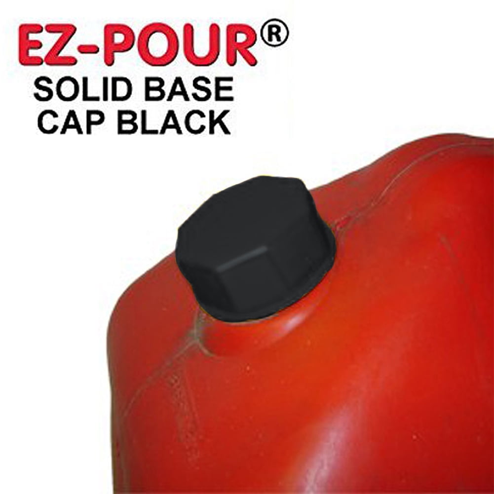 Set of 16 Gas Can Replacement Solid Base Caps 