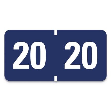 Smead, SMD68320, ETYJ Color-Coded Year Labels, 500 / Roll, Dark Blue
