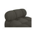 thumbnail image 6 of Meridian Furniture Ames Brown Boucle Fabric Armless, 6 of 11