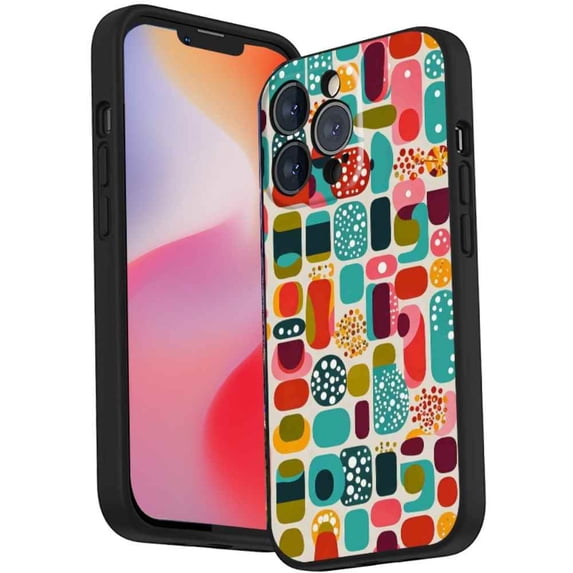 Watercolor-Art-s-And-Cute-Boho-Rubber-Liner-Hard-5 Phone Case, Degined for iPhone 14 Pro Max Case Men Women, Flexible Silicone Shockproof Case for iPhone 14 Pro Max