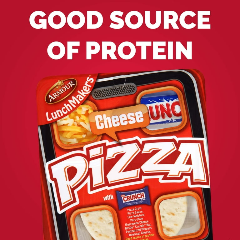 Armour LunchMakers Cheese Pizza Kit with Crunch Bar, 2.5 oz, 1 Count