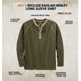 thumbnail image 2 of Legendary Whitetails Men's Recluse Raglan Henley Long Sleeve Shirt, 2 of 7