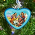 thumbnail image 4 of GDeBrekht 753-081 Nativity Heart Glass Ornament, 4 of 5