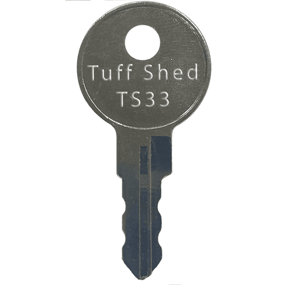 Tuff Shed TS33 Replacement Key