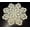 Ecru, variant on Fennco Styles Handmade Crochet Lace Pineapple Doilies, Set of 4 - White Coasters for Home Decor, Dining Table, Banquets, Wedding and Tea Party