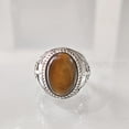 thumbnail image 3 of Tiger Eye Ring, Natural Tiger's Eye, June Birthstone Tiger Ring, Silver Jewelry, 925 Silver Ring, Birthday Gift, Heavy Mens Ring, Healing Gemstone, Mans Designer Ring, Christmas, Mens Signet Ring, 3 of 5
