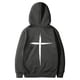 thumbnail image 5 of WILLBEST Sudaderas De Hombre Male Long Sleeve Hooded Sweatshirt Solid Color Back Print Sweatshirt XXGrande, 5 of 5