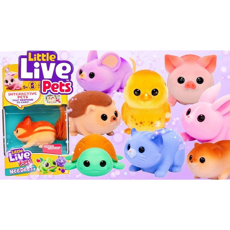 Little Live Pets NeeDees Niblee Chipmunk - Walmart.com