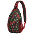 thumbnail image 1 of Tropical Kiwi Fruit Print Travel Sling Backpack, Lightweight and Durable Crossbody Bag with Green Kiwi Slices Pattern, Multi-Layer Storage and Fashionable Design for Kiwi Lovers, 1 of 6