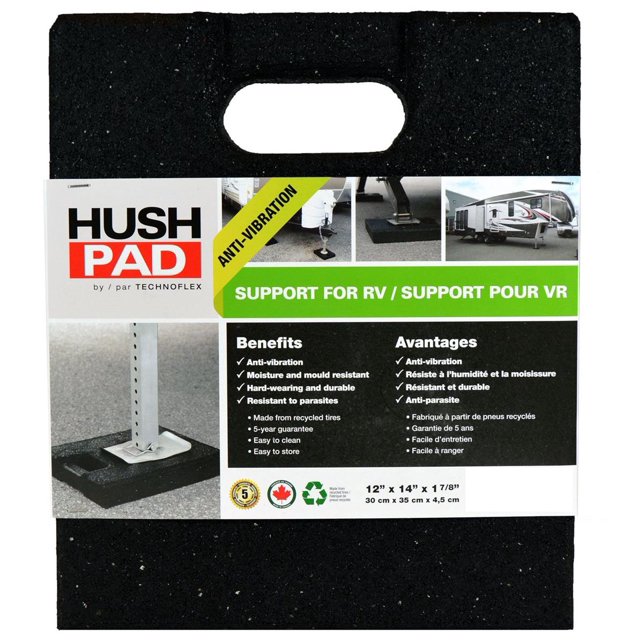 Heng s Industries Trailer Stabilizer Jack Stand Pad HP1214 For Use With Motorized RV s; Up To 100 000 Pound Capacity Per Pad; Single