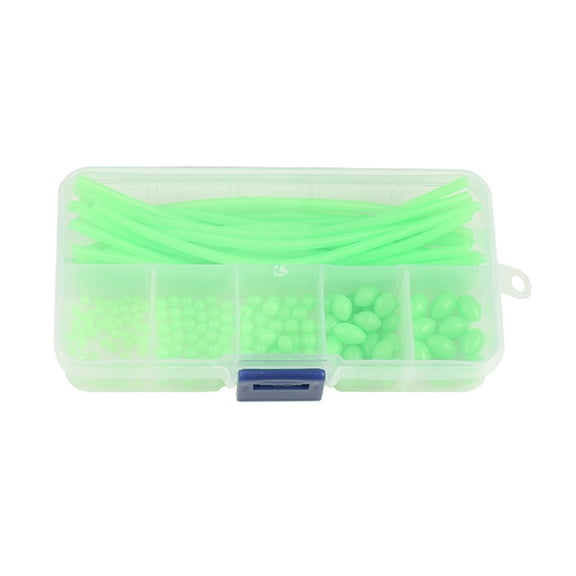 Gieenan Luminescent Glowing Beads Fishing Leader Fishing Line Tackle Night Fishing Tube