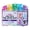 Mega, variant on Tulip Mermaid 5-Color Tie-Dye Kit - Ocean-Inspired One-Step Fabric Dye Set in Purple, Teal & Green