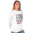 thumbnail image 5 of USA Live Free American Bald Eagle Plus Size Crewneck Graphic Tee Shirt Brisco Brands 3X, 5 of 6