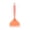Orange#6, variant on mtvxesu Wide Mouth Silicone Spatula For Pizza, Steak, Pancakes, Non-Stick, Heat Resistant, Dishwasher Safe, 1 Piece