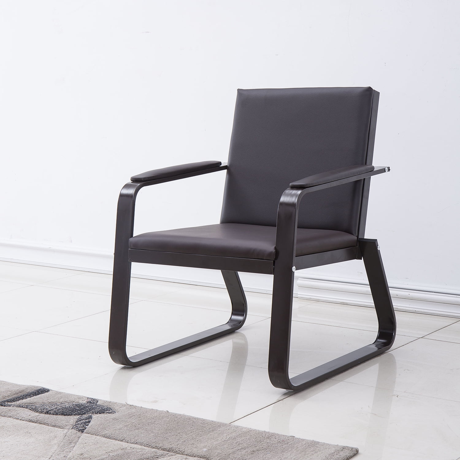 Walsport 1 Seat Classic Design Guest Sofa Waiting Room Bench Visitors