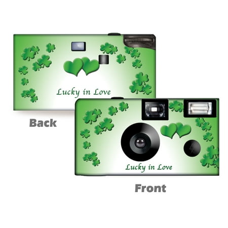 Lucky In Love Wedding Disposable Camera 5 Pack Free Shipping