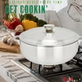 thumbnail image 3 of Chef PRO Commercial Grade Aluminum Caldero Stock Pot, 9.3 Quarts, 3 of 7
