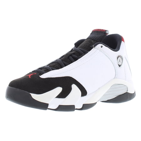 Nike Air Jordan 14 Retro GS Boys Shoes Size 5.5, Color: White/Varsity Red/Black