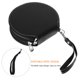 thumbnail image 4 of Estuche de cuero con cremallera para guardar CD y discos, con capacidad para 60 unidades, 4 of 6