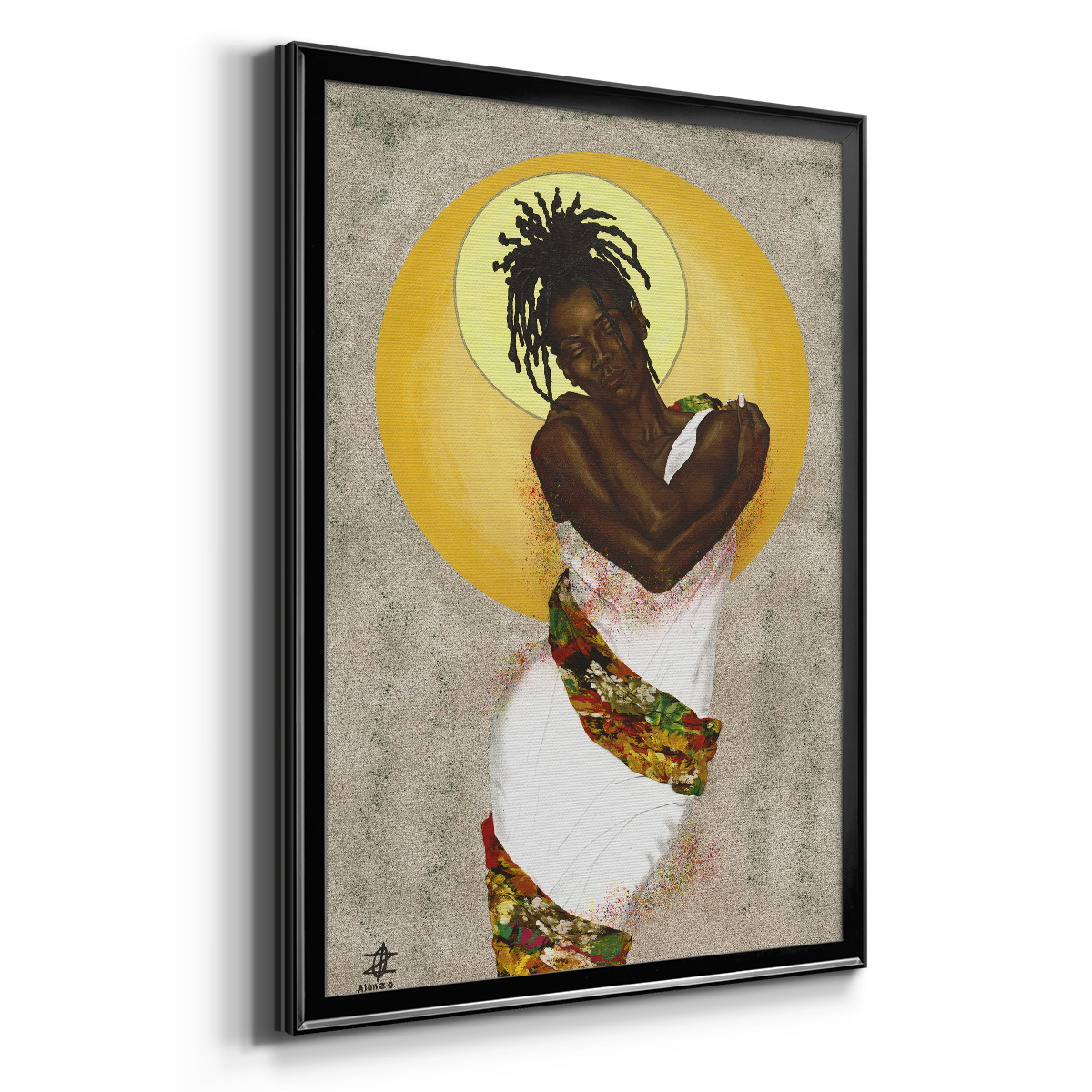 Her Love Premium Framed Print - Ready to Hang