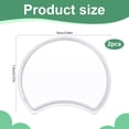 thumbnail image 2 of 2pcs Water Tank Lid Cover Replacement for Nespresso Vertuo Next XN9105 XN910B XN910C, Parts Accessories Compatible with Krups Coffee Machine (Clear), 2 of 7