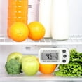 thumbnail image 3 of Termómetro digital para refrigerador, termómetro para refrigerador, termómetro digital para congelador, función de registro máximo/mínimo, pantalla LCD grande y parte posterior magnética, 3 of 8