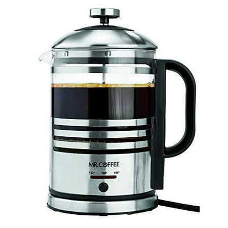 UPC 072179233701 product image for MR COFFEE ELEC FRENCH PRESS PLUS HOT WATER KETTLE | upcitemdb.com