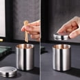 thumbnail image 3 of Almacenamiento higiénico para la cocina del hogar, dispensador de palillos de acero inoxidable, no tóxico, sin BPA, estuche reutilizable, limpio y seco para un acceso cómodo, 8 cm de altura, 3 of 6