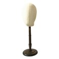 thumbnail image 1 of Cabeza de bloque de lona con soporte para hacer peluca Cabeza de maniquí Cubierta de lona resistente Negro alto Yuyangstore cabeza de maniquí con soporte, 1 of 8
