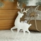 thumbnail image 1 of Adornos de ciervo para árbol de Navidad | Figuras de reno con purpurina para decoración navideña | Adornos colgantes en miniatura para fiestas, hogar, jardín y fotografía, 1 of 8