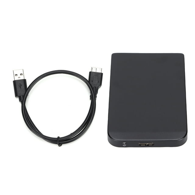 Carcasa para disco duro de 2,5 pulgadas, USB 3.0, SATA, de alta velocidad, 5 Gbps, portátil, estable, sin herramientas, para Windows y OS X.