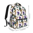 Backpack for School, College, and Travel, Wine grape Print No.J927