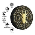 thumbnail image 4 of Rateoe Gold Spider On The Web Pattern Tire Cover Wheel Protectors Weatherproof Wheel Covers Universal Fit for Trailer Rv SUV Truck Camper Travel Trailers Accessories-16 inch, 4 of 6