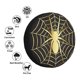 thumbnail image 4 of Fotbe Gold Spider On The Web Funda de Llanta de Repuesto con Estampado, Engrosada, Ajuste Universal para Jeep, Remolque, RV, SUV, Camión-15 inch, 4 of 6