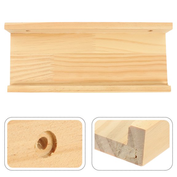 Wall-mounted Floating Shelf Household Wooden Floating Shelf Small Floating Shelf for Bedroom