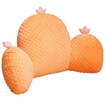 Reading Pillow for Bed & Couch - Backrest Pillow with Arms & Pocket, Shredded Memory Foam Support for Adults & Kids - Washable Cover for Sitting Up in Bed, Floor or Chair