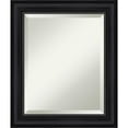 thumbnail image 3 of Amanti Art Astor Black Beveled Wood Wall Mirror 27 x 33 in., 3 of 5