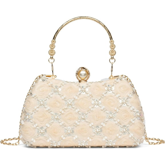 Evening Bag Floral Clutch for Women Wedding Purse Bridal Handbags Clutch Elegant