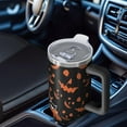 thumbnail image 6 of Witch Pumpkin Halloween Pattern Tumbler with Handle and Lid,40oz Double Wall Vacuum Insulated Tumbler,Cups Gift for Women and Men, 6 of 7